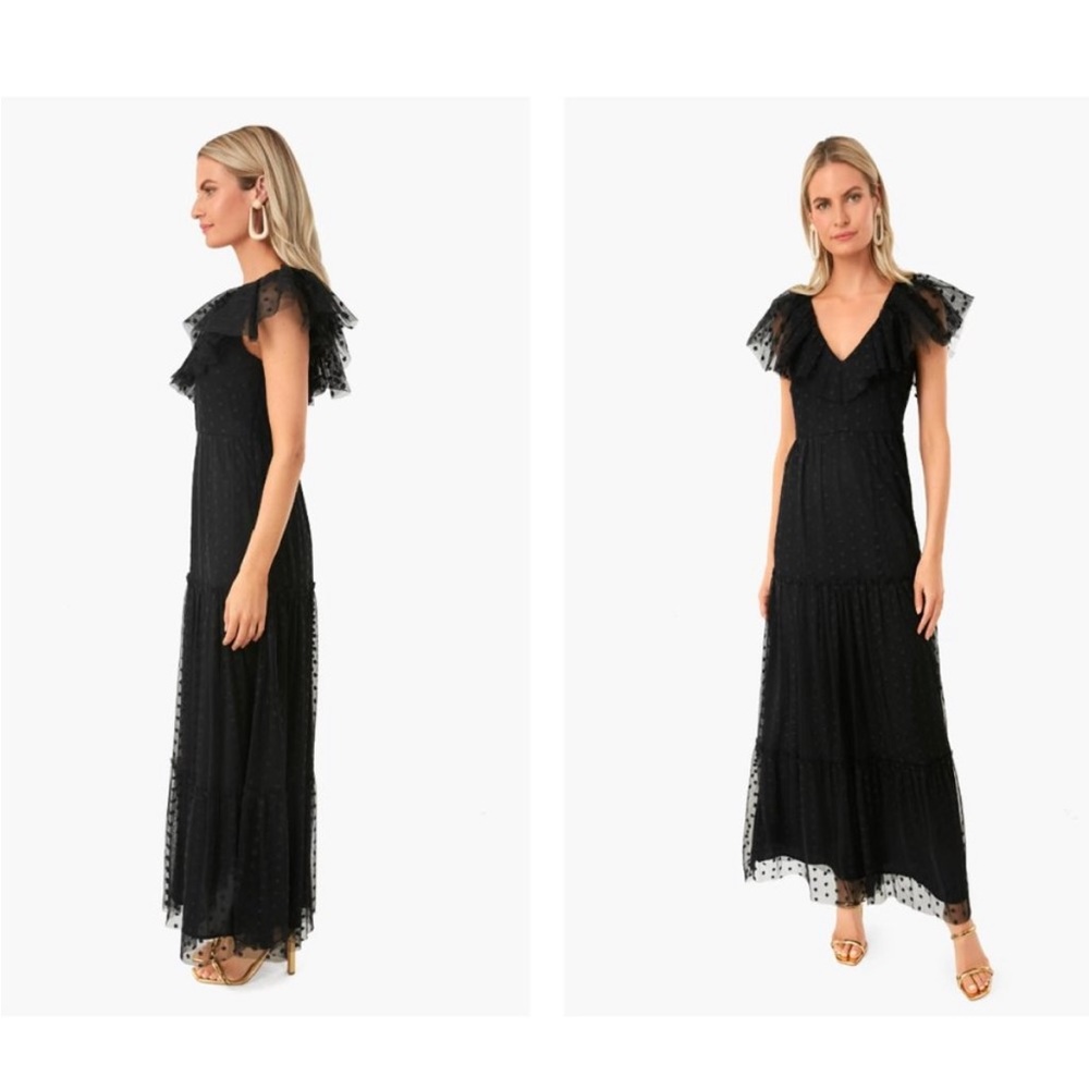 Tuckernuck | NWOT Black Onyx Tulle Giselle Gown Size L - Picture 3 of 9